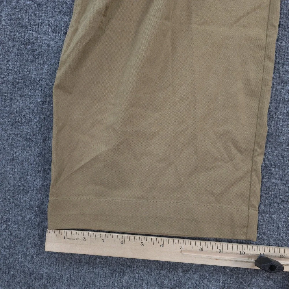 Lululemon Pants Womens 12 Beige Pleat-Front High-Rise Trouser Wide Leg Office